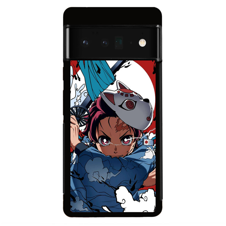 Tanjro Demon Slayer Fox Mask Google Pixel 6 Pro Case