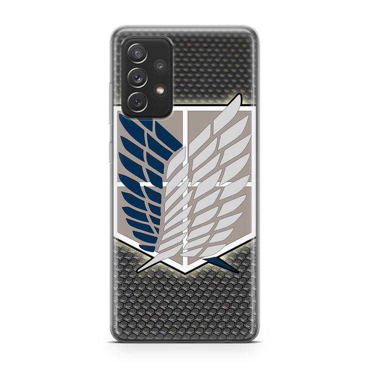 Attack Of Titans, scouting legion logo Samsung Galaxy A52 Case