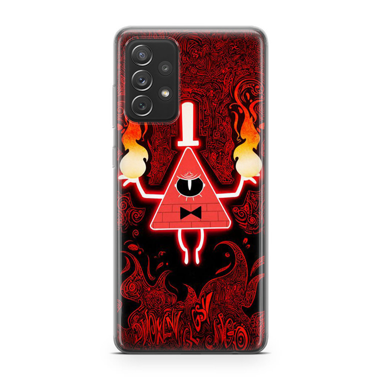 Gravity Falls Bill Cipher Angry Samsung Galaxy A52 Case
