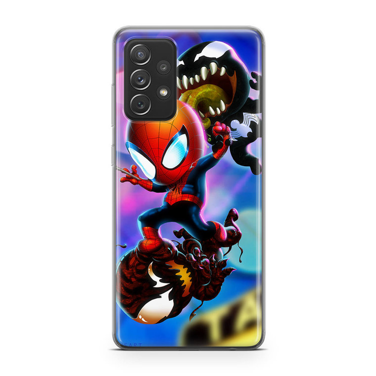 Baby Carnage Venom and Spiderman Samsung Galaxy A52 Case