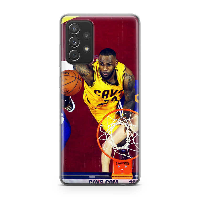 Lebron James Nba Basketball Rebound Samsung Galaxy A52 Case