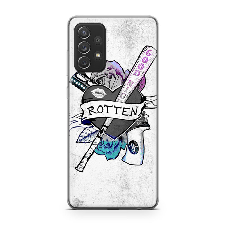 Harley Quinn Suicide Squad Logo Hero Samsung Galaxy A52 Case