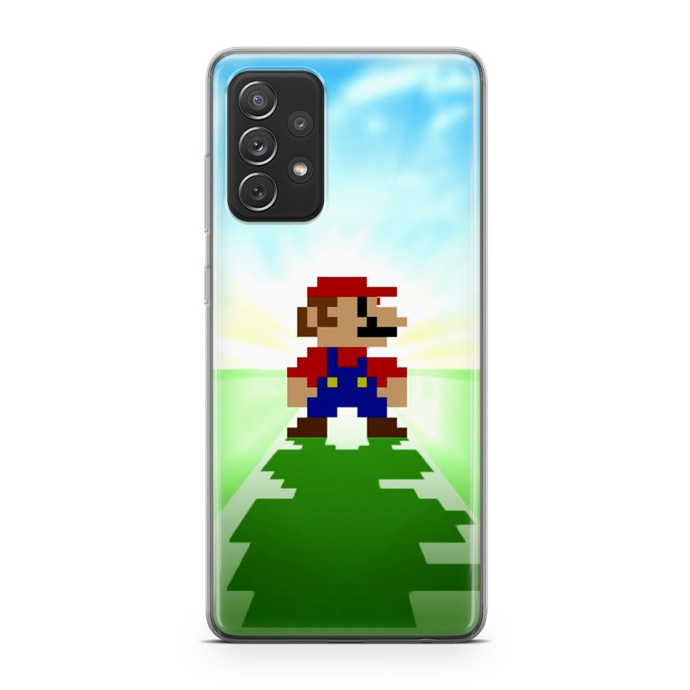 Super Mario Bros Minecraft Samsung Galaxy A52 Case