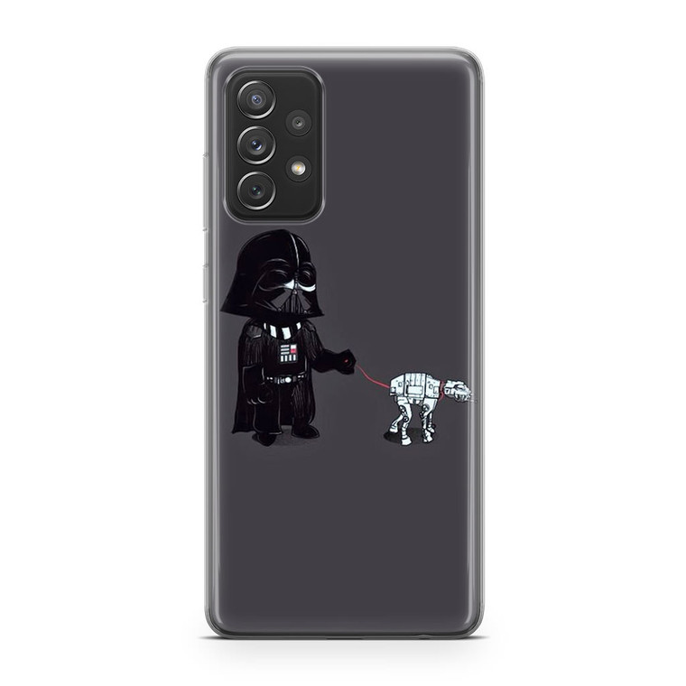 Darth Vader Walking Samsung Galaxy A52 Case