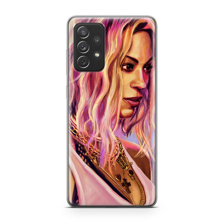 Beyonce Drawing Art Samsung Galaxy A52 Case