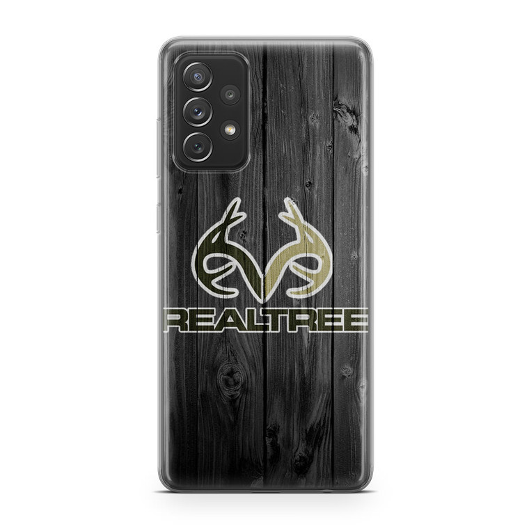 Realtree Wood Logo Samsung Galaxy A52 Case