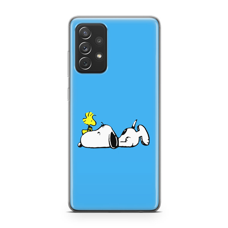 Snoopy And Woodstock Samsung Galaxy A52 Case