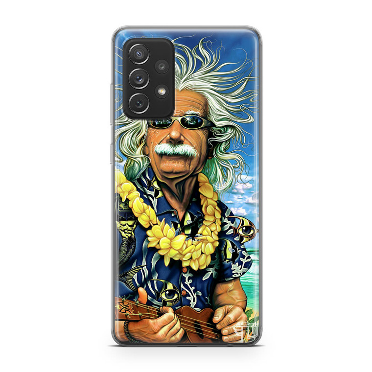 Albert Enstein on Vacation Samsung Galaxy A52 Case