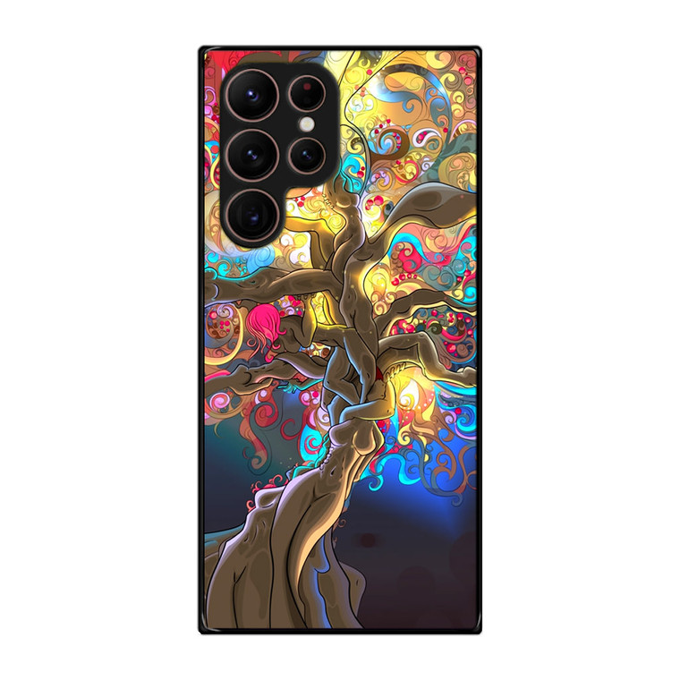 Artistic Psychedelic Womens Tree Samsung Galaxy S22 Ultra Case