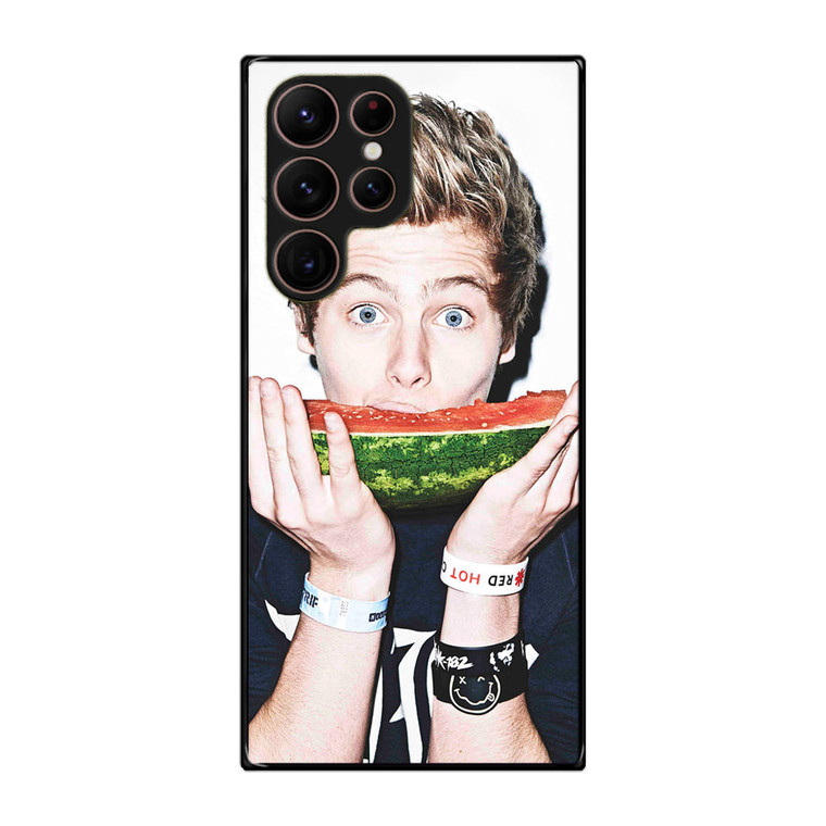 5SOS Luke Hemmings Watermelon Samsung Galaxy S22 Ultra Case