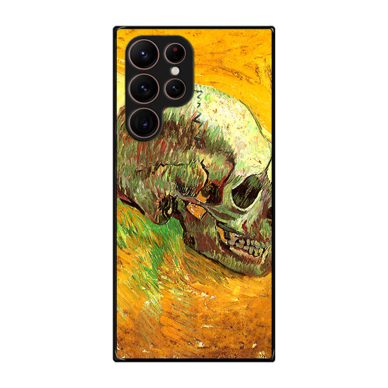 Van Gogh skull Samsung Galaxy S22 Ultra Case