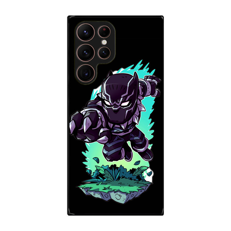 Black Panther Chibi Samsung Galaxy S22 Ultra Case
