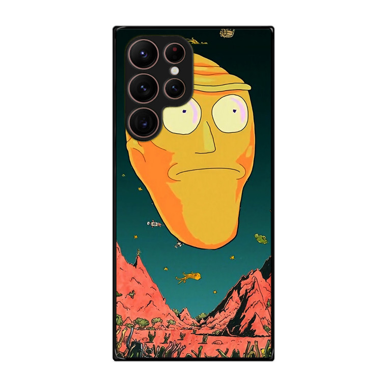 Rick And Morty Giant Heads Samsung Galaxy S22 Ultra Case