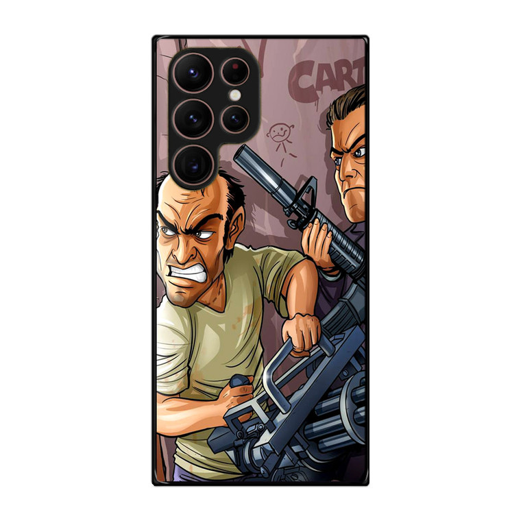 Gta V Game Art Samsung Galaxy S22 Ultra Case