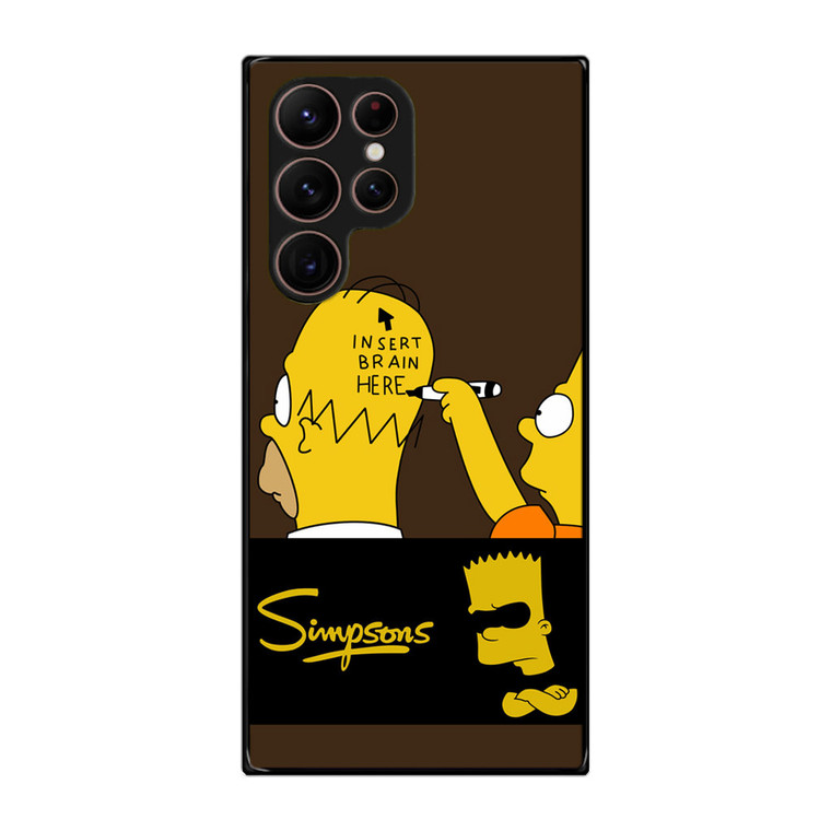 Simpsons Naughty Bart Samsung Galaxy S22 Ultra Case