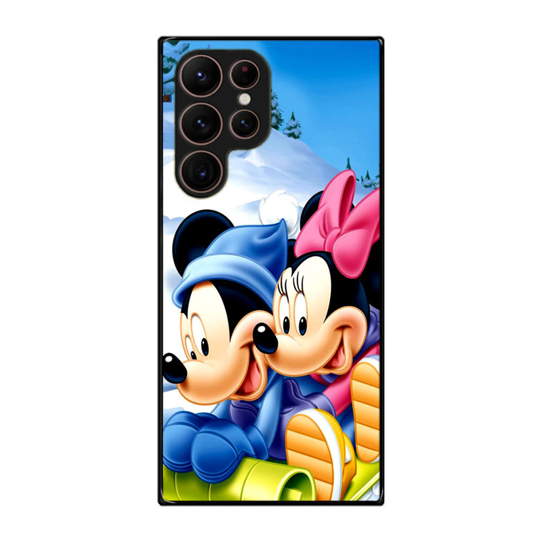 Mickey Mouse and Minnie Mouse Samsung Galaxy S22 Ultra Case