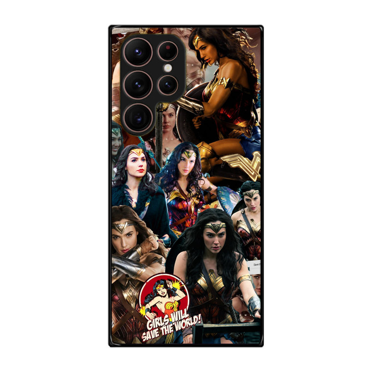Wonder Woman Collage Samsung Galaxy S22 Ultra Case