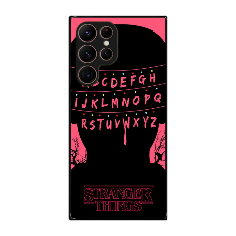 Stranger Things Alphabets Samsung Galaxy S22 Ultra Case