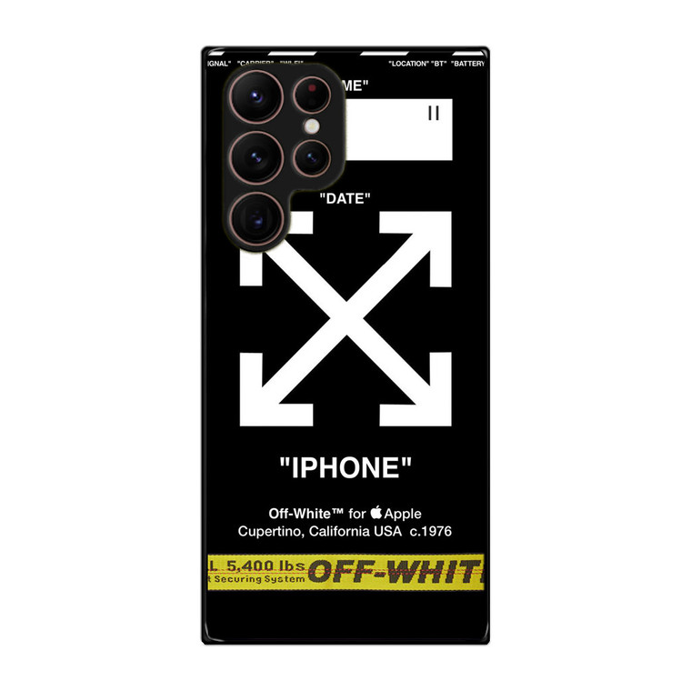 Off White X Apple Samsung Galaxy S22 Ultra Case