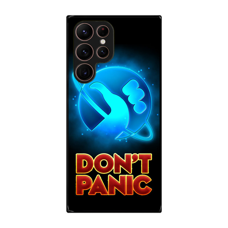 Hitchhiker's Guide To The Galaxy Dont Panic Samsung Galaxy S22 Ultra Case