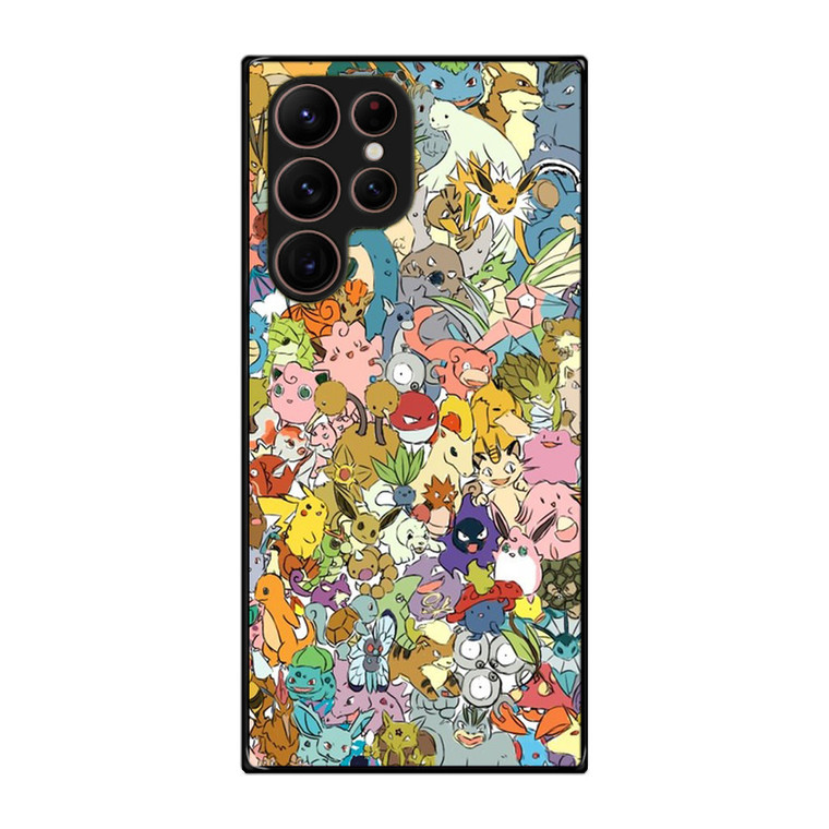 All Pokemon Characters Samsung Galaxy S22 Ultra Case