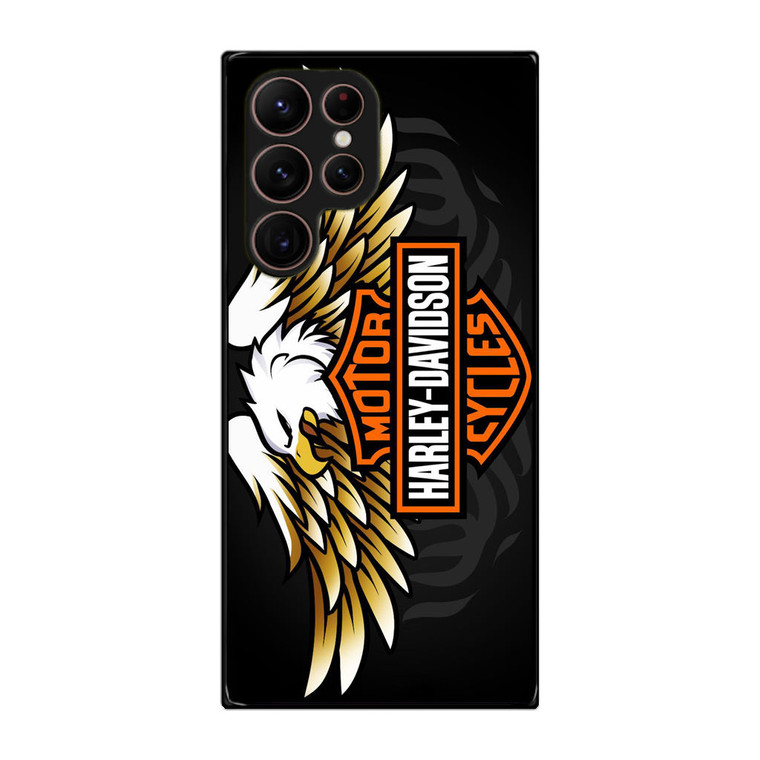 Harley Davidson Eagle Logo Samsung Galaxy S22 Ultra Case