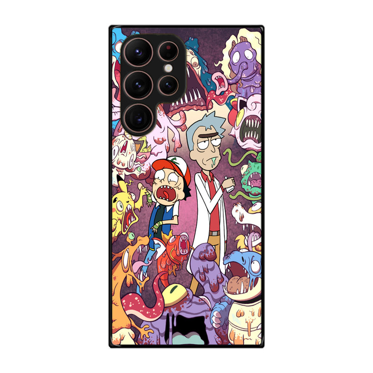 Rick And Morty Pokemon1 Samsung Galaxy S22 Ultra Case