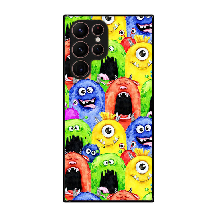 Monster Watercolor art Samsung Galaxy S22 Ultra Case