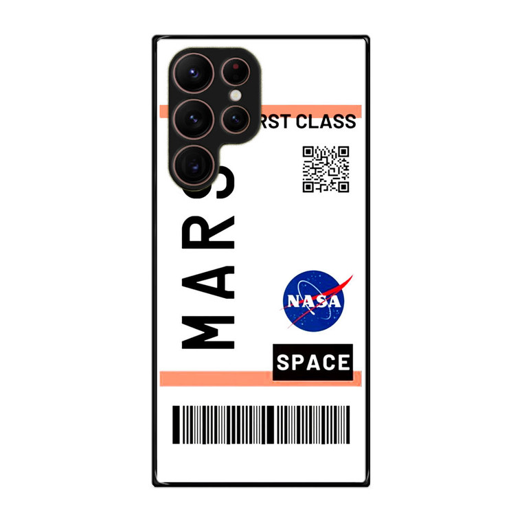 Mars Planet First Class Ticket Samsung Galaxy S22 Ultra Case