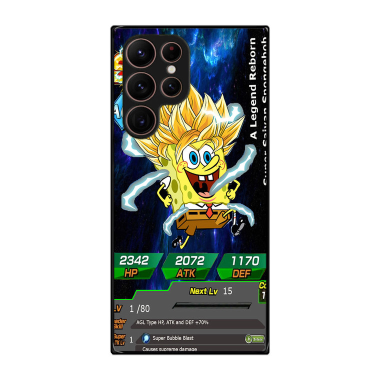 Super Saiyan Spongebob Samsung Galaxy S22 Ultra Case