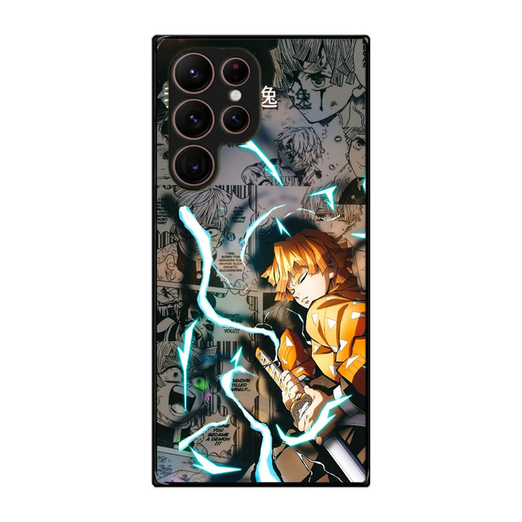 Anime Zenitsu Agatsuma Demon Slayer Samsung Galaxy S22 Ultra Case