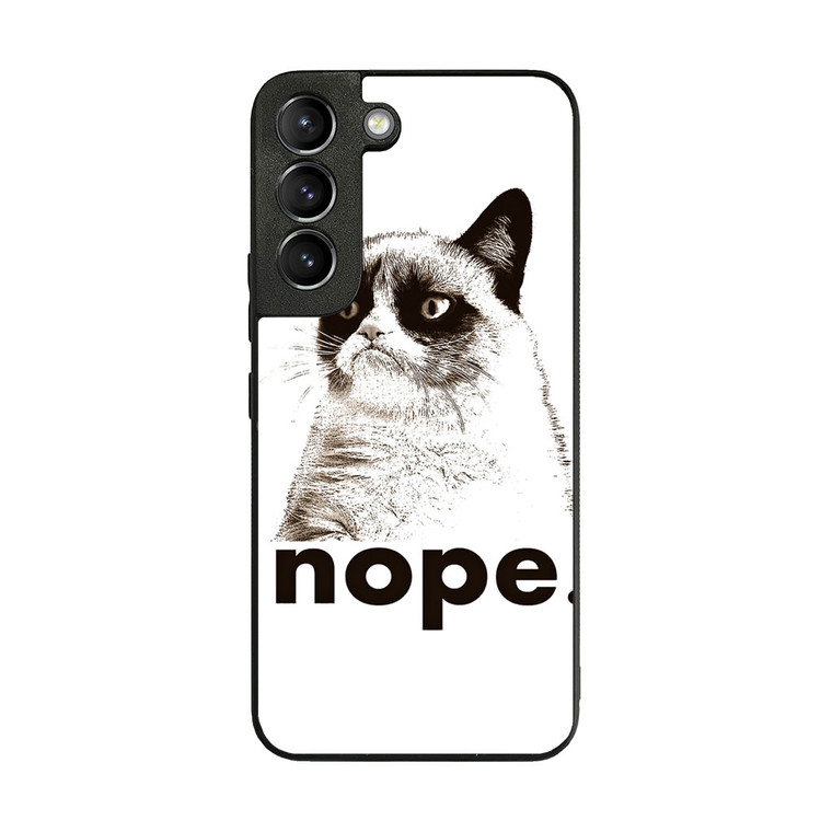 Nope grumpy Cat Samsung Galaxy S22 Case