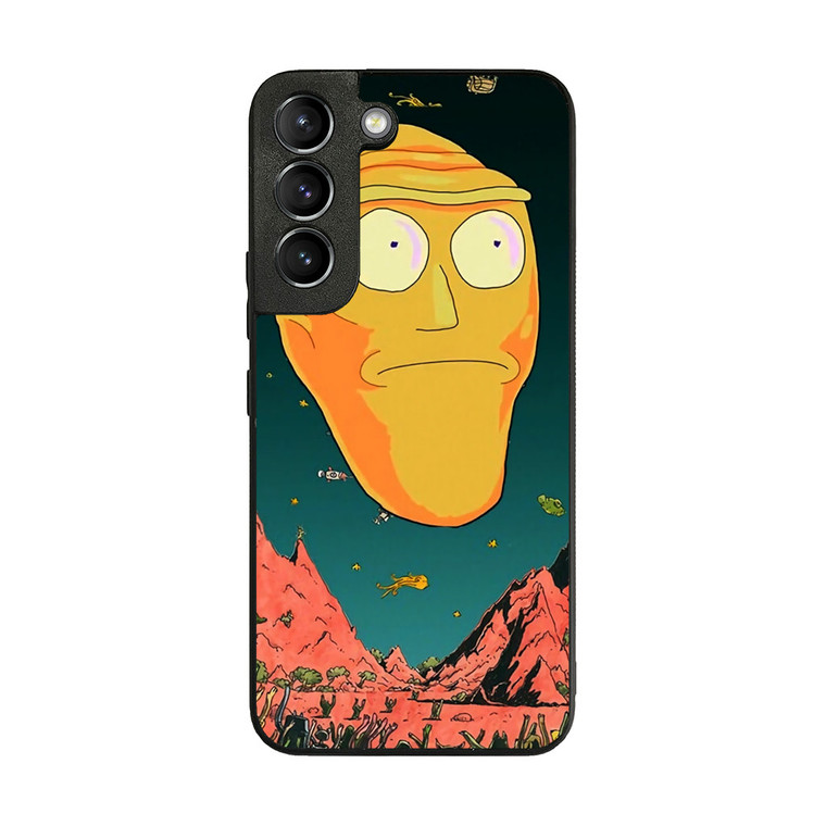Rick And Morty Giant Heads Samsung Galaxy S22 Case