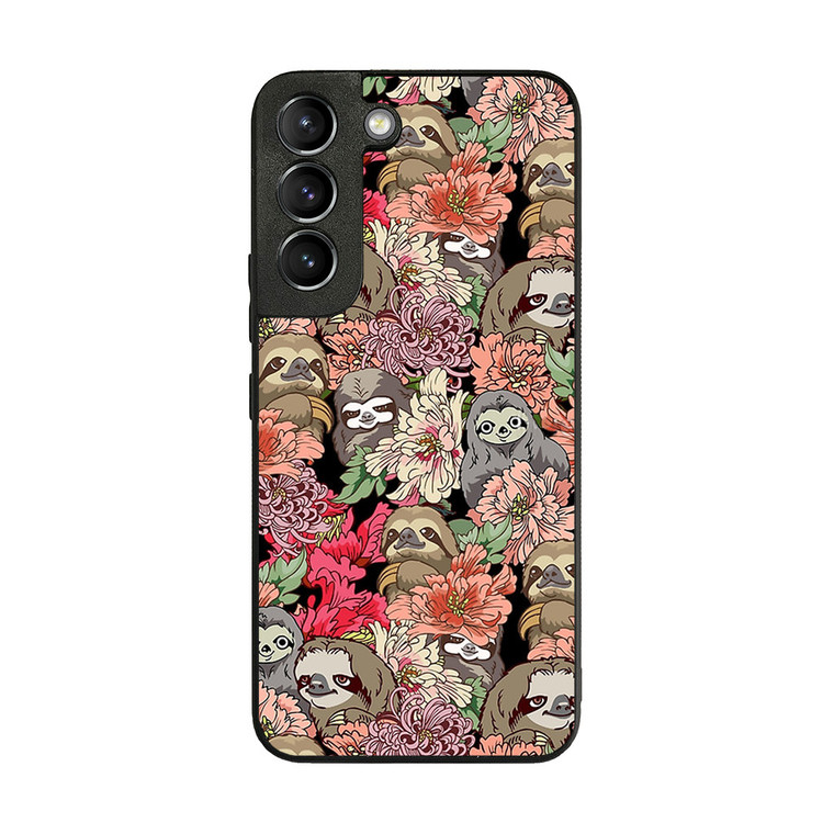 Because Sloth Flower Samsung Galaxy S22 Case