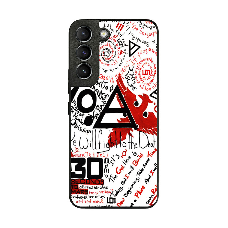 30 Second to Mars Quotes Samsung Galaxy S22 Case