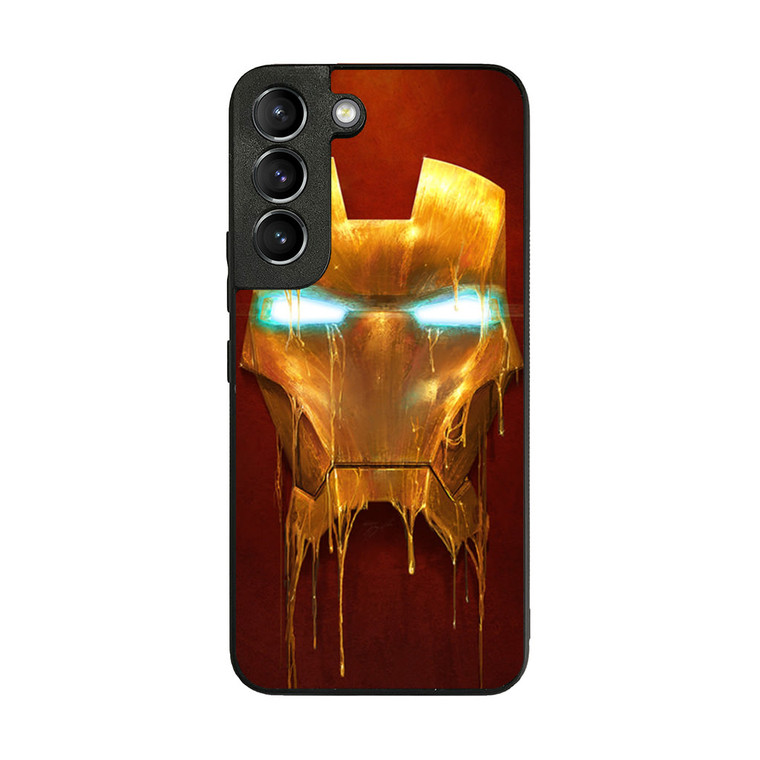 Iron Man 3 Mask Dripping Samsung Galaxy S22 Case