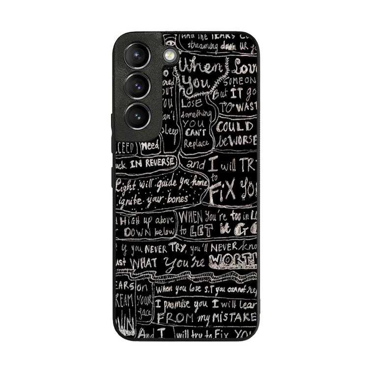 Coldplay Fix You Lyrics Samsung Galaxy S22 Case