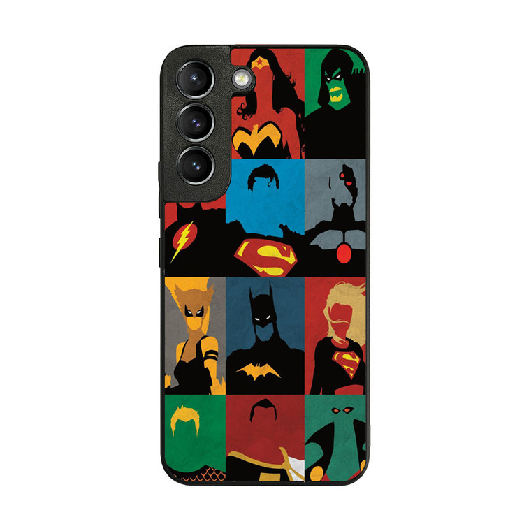 DC Comic All Heroes Samsung Galaxy S22 Case