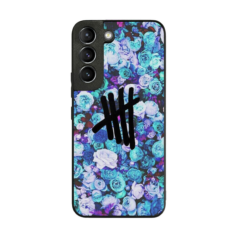 5SOS Logo Natural Flower Samsung Galaxy S22 Case