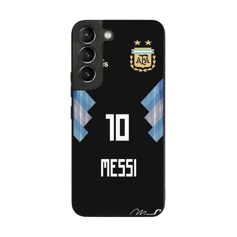Lionel Messi Argentina Jersey Samsung Galaxy S22 Case