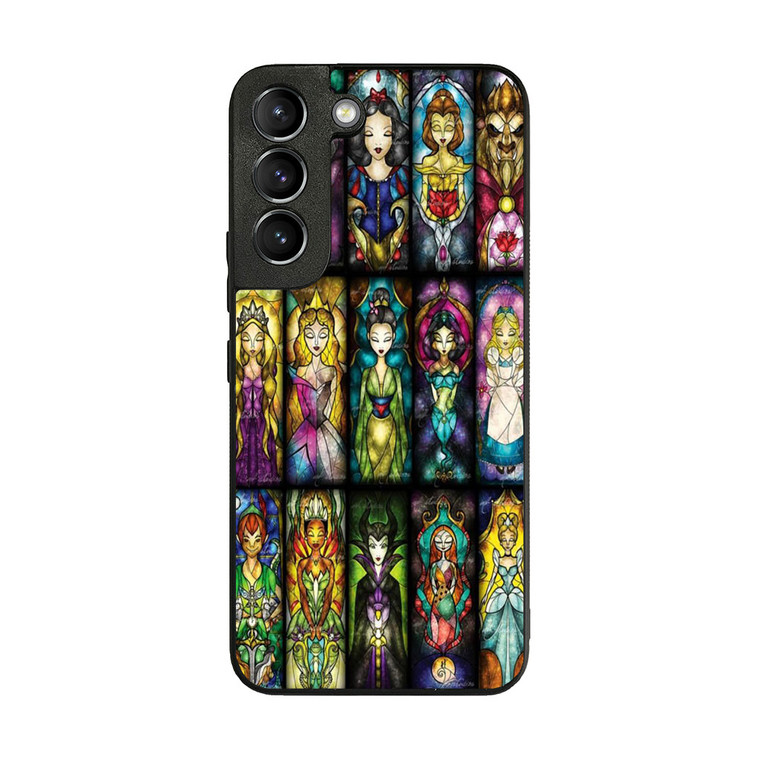 All Princess disney stained glass Samsung Galaxy S22 Case