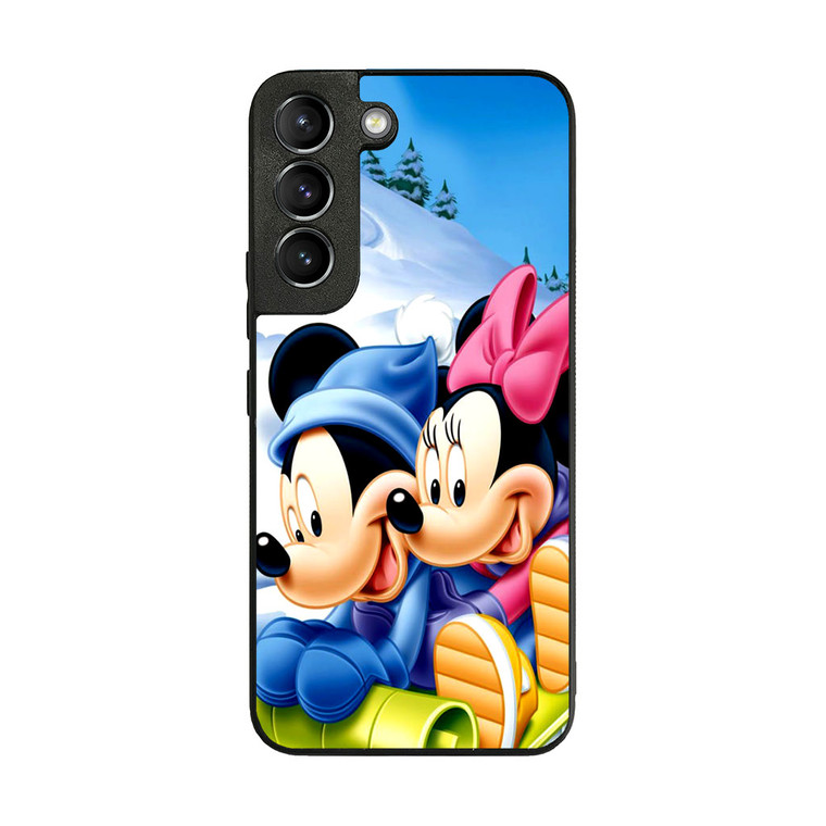 Mickey Mouse and Minnie Mouse Samsung Galaxy S22 Case