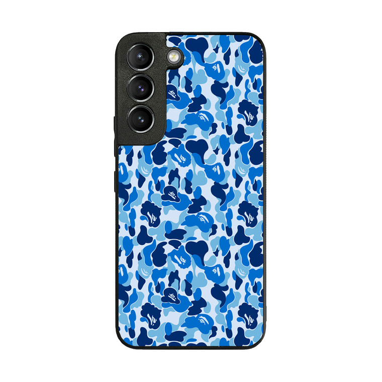 Bathing Ape Bape Blue Samsung Galaxy S22 Case