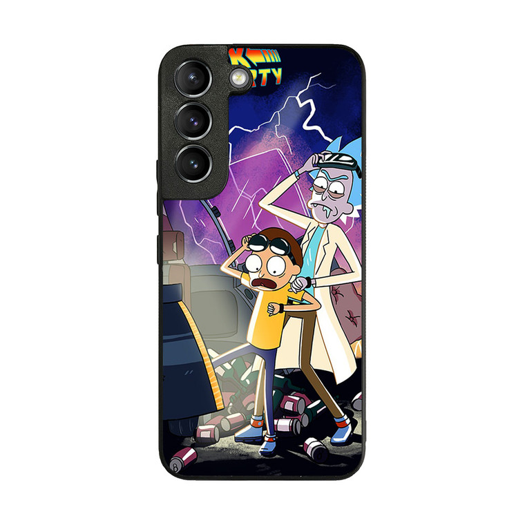 Rick And Morty Back To The Future Samsung Galaxy S22 Case