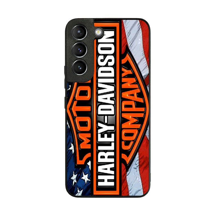 Harley Davidson Flag Samsung Galaxy S22 Case