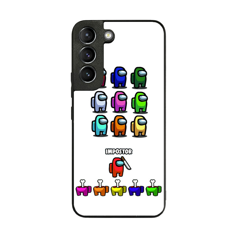 Among us Transparent Samsung Galaxy S22 Case