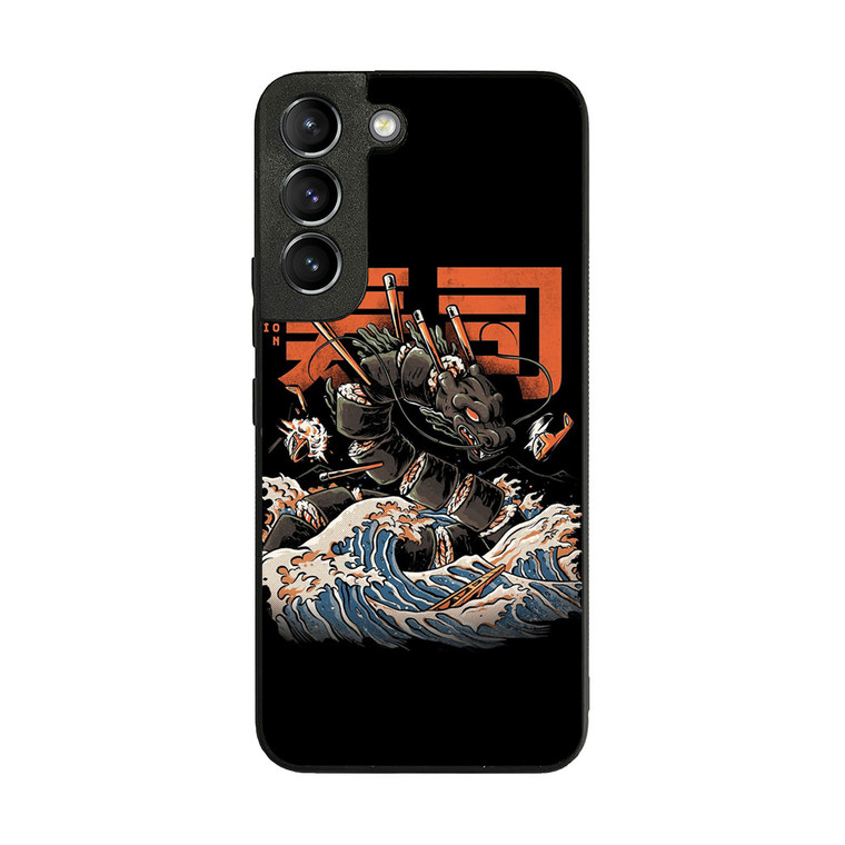 The Black Sushi Dragon Samsung Galaxy S22 Case