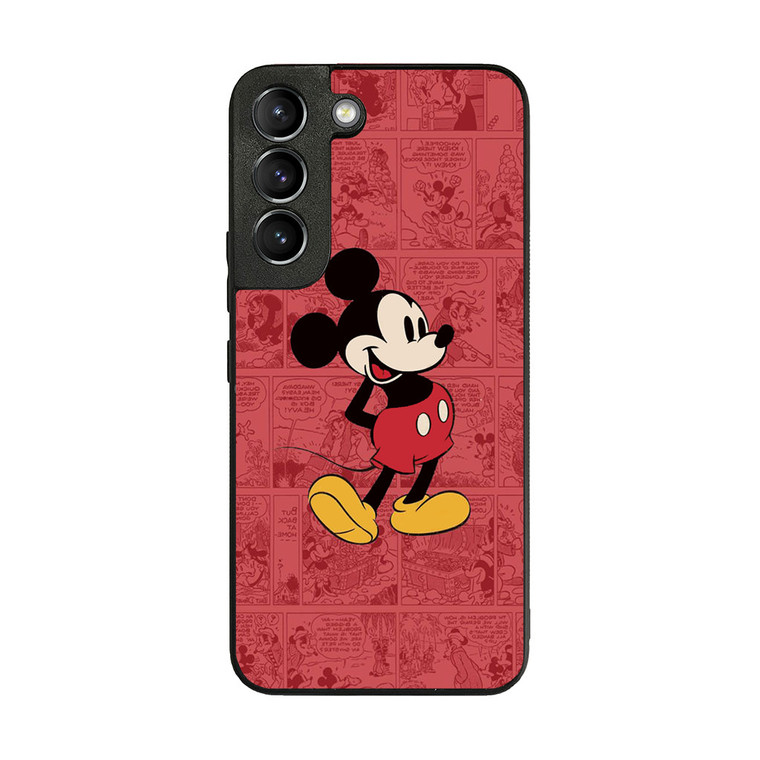 Mickey Mouse Black Samsung Galaxy S22 Case