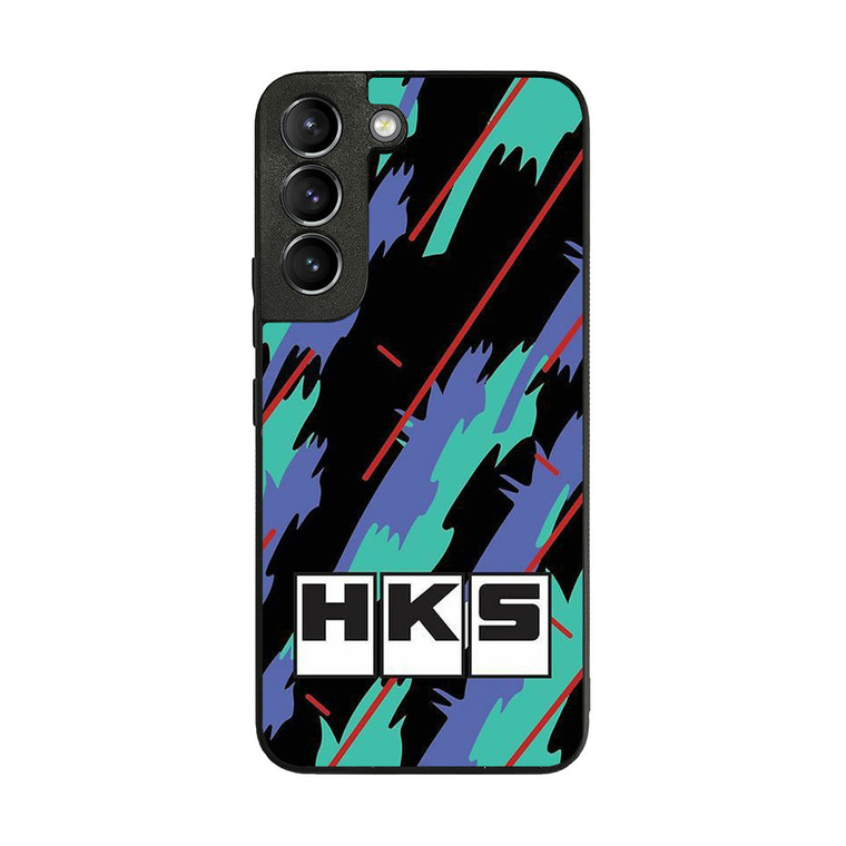 HKS Retro Pattern Samsung Galaxy S22 Case