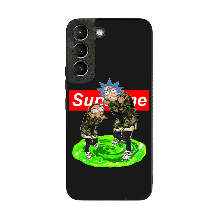 Rick and Morty Supreme Samsung Galaxy S22 Case